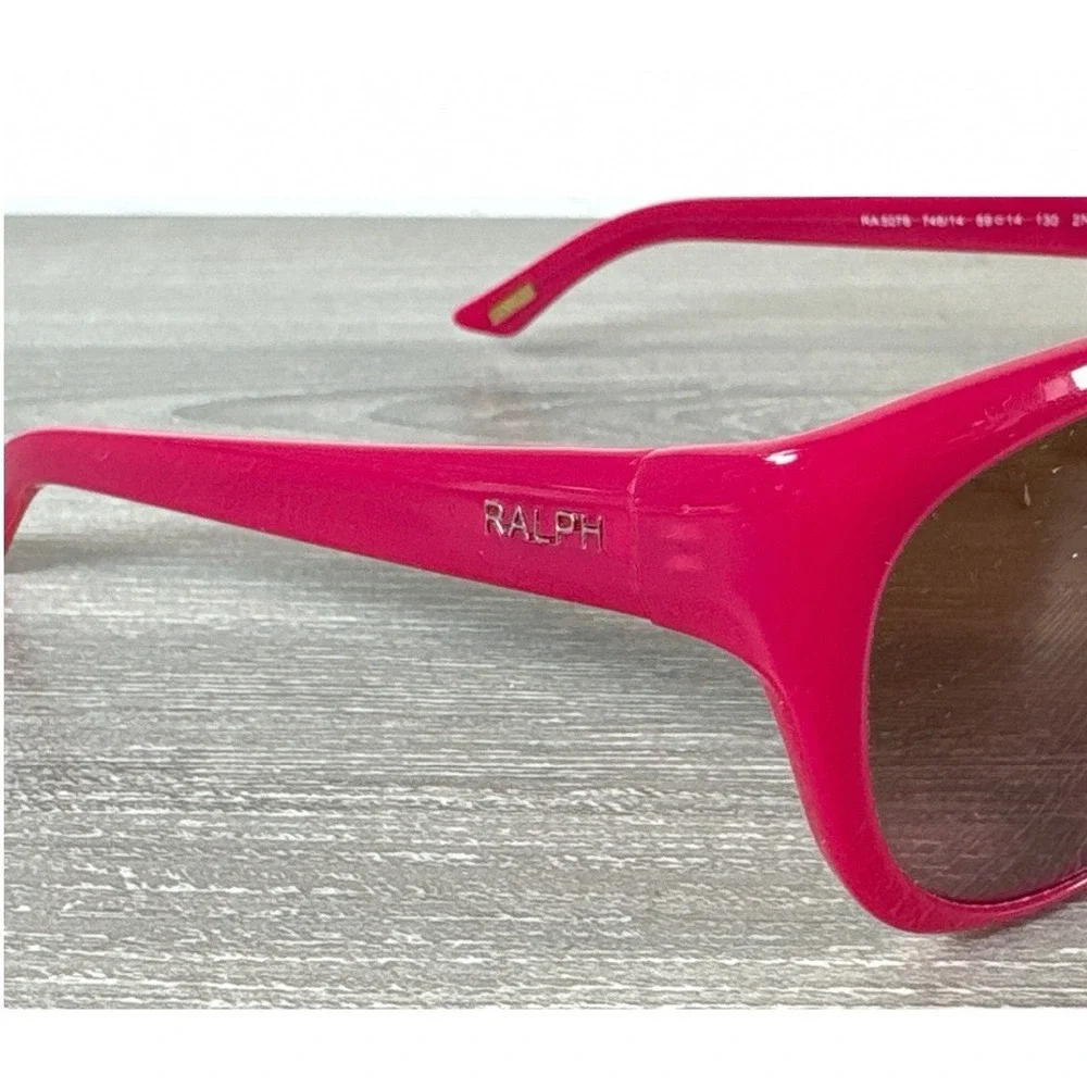 Ralph Lauren RA5076 Hot Pink Butterfly Sunglasses Brown Lens 748/14 59-14 130 2N